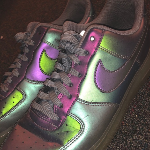 Nike Air Force ones (metallic) - Picture 2 of 5